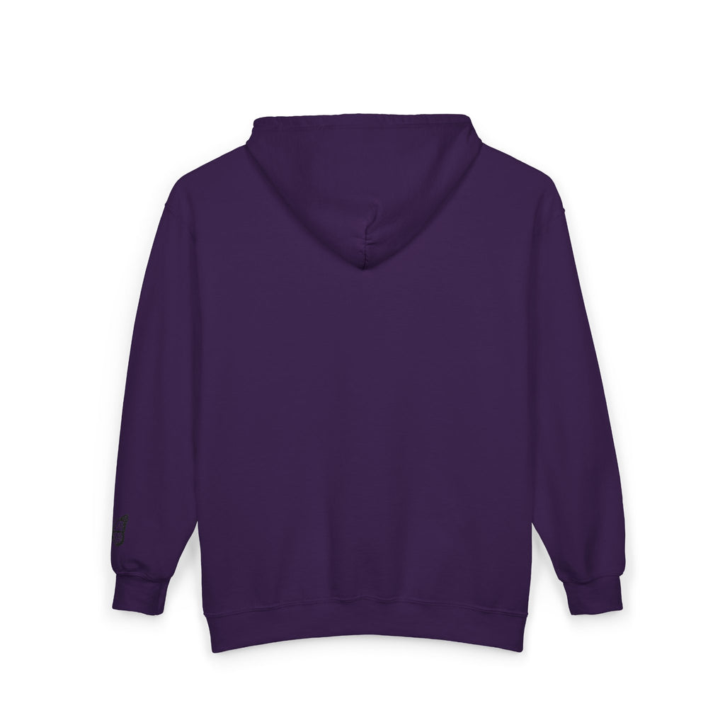 Signature Xo, Em Zip Hoodie — Minimalist Butterfly Full-Zip Sweatshirt