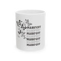 Xo, Em Manifest Ceramic Mug — Inspirational Coffee Tea Cup (11oz & 15oz)
