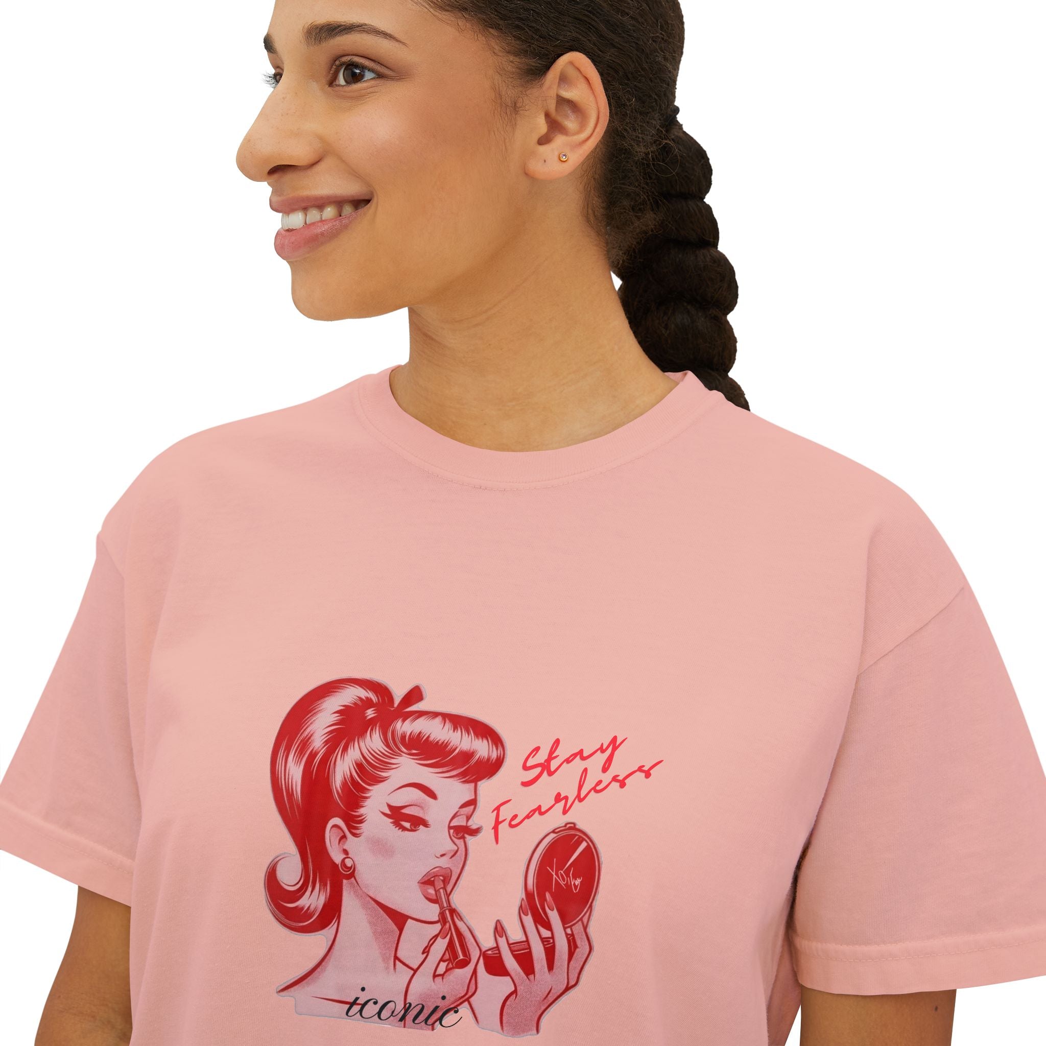 Iconic AF Xo Em - Retro Pinup 'Self Love' Graphic Tee
