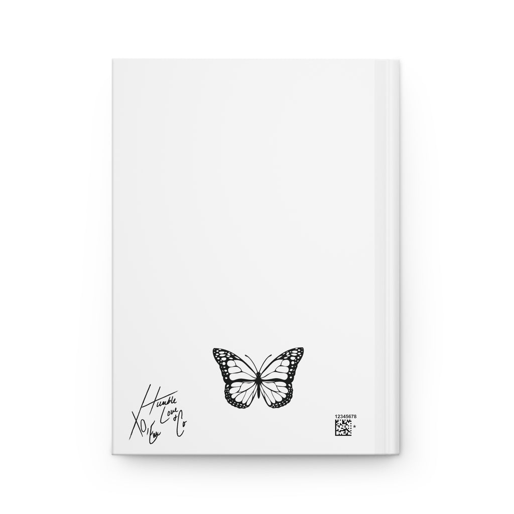Xo, Em Manifest Butterfly Hardcover Journal — Inspirational Guided Notebook