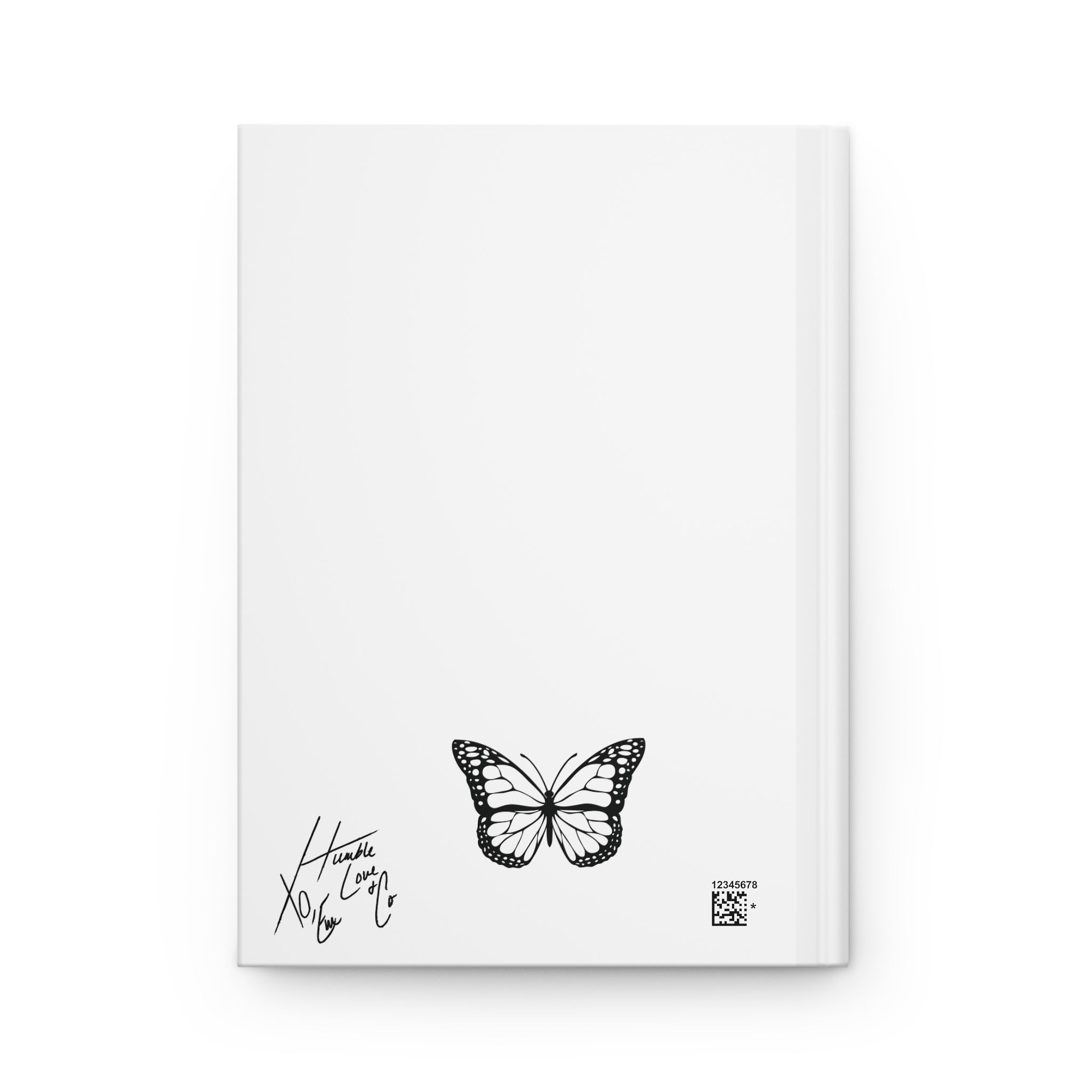 Xo, Em Manifest Butterfly Hardcover Journal — Inspirational Guided Notebook