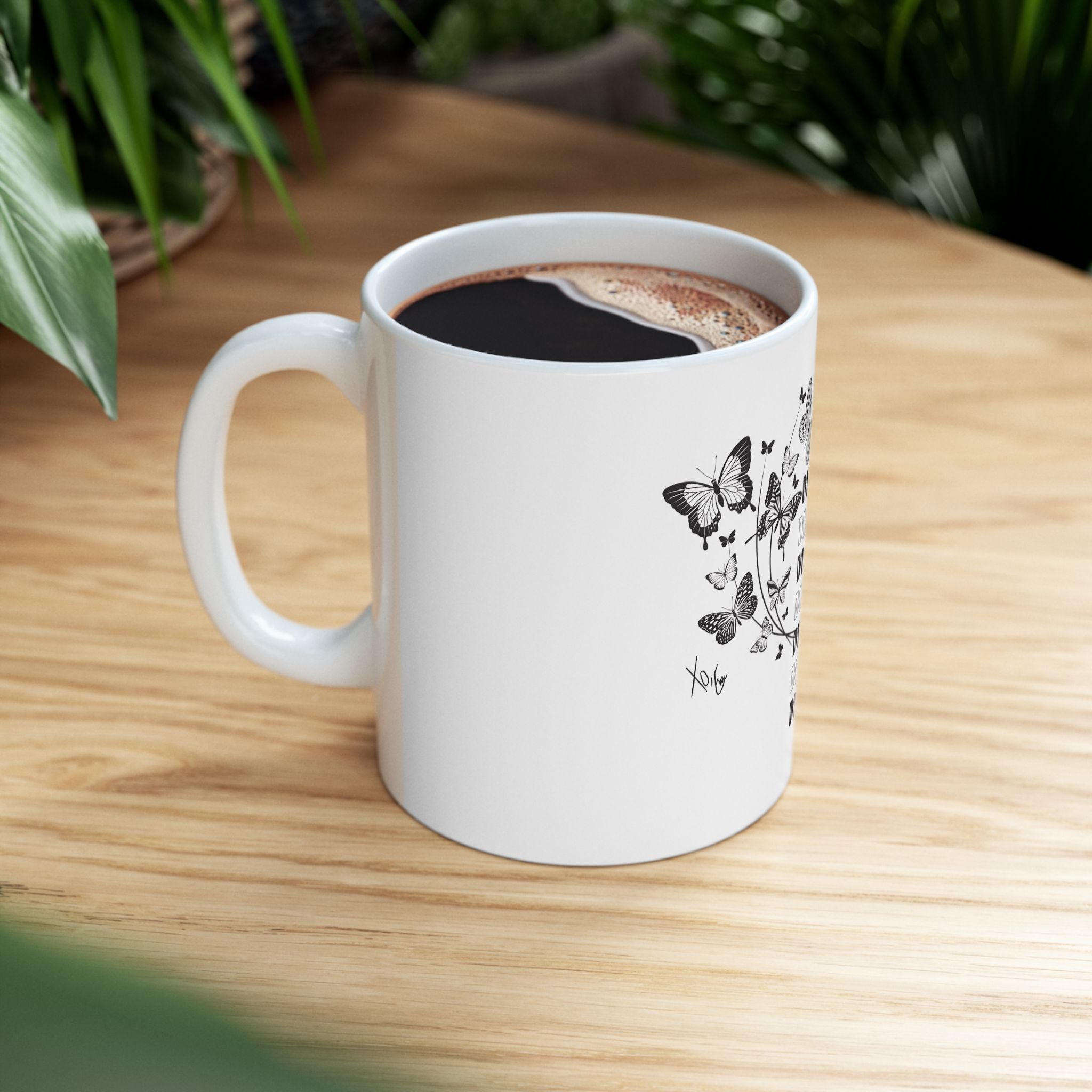 Xo, Em Manifest Ceramic Mug — Inspirational Coffee Tea Cup (11oz & 15oz)