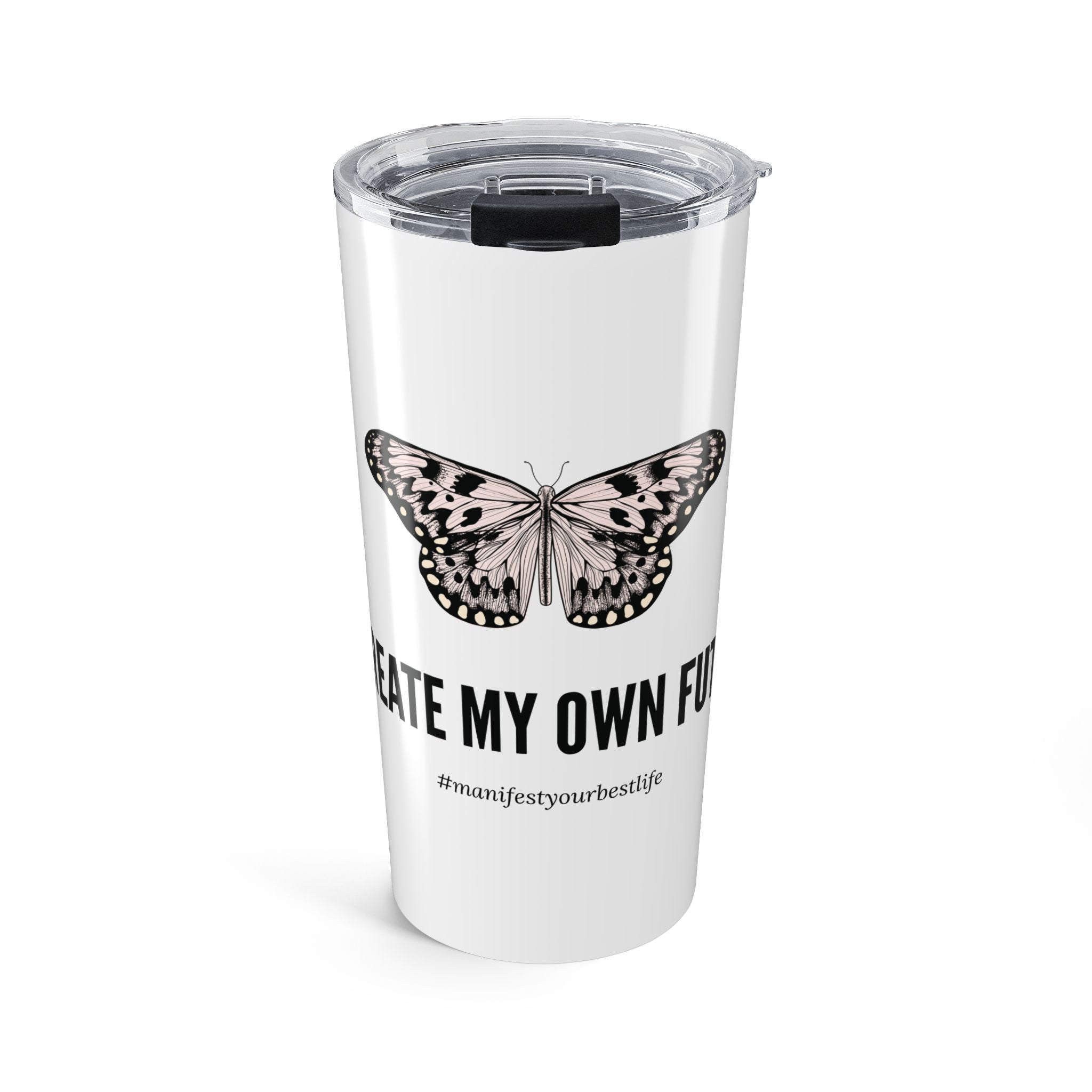 #manifestyourbestlife Xo, Em Tumbler - 20oz Insulated Travel Cup