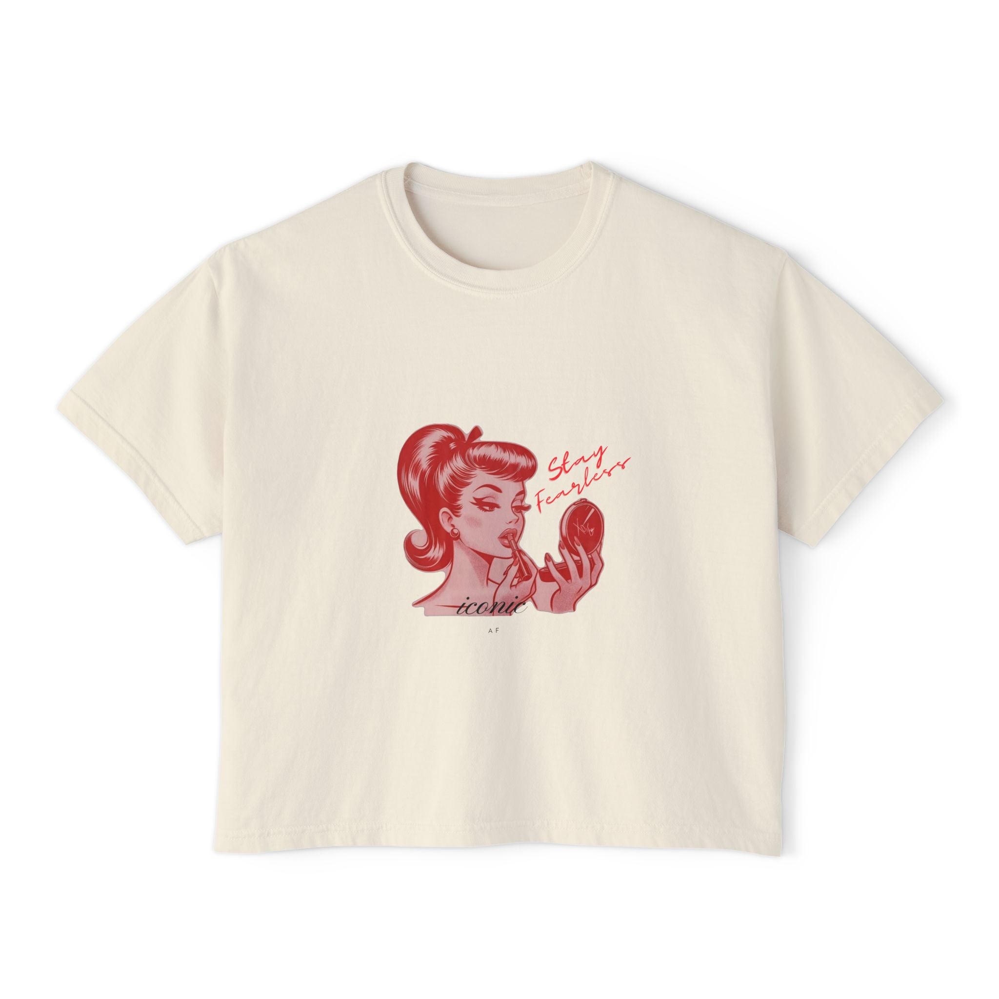 Iconic AF Xo Em - Retro Pinup 'Self Love' Graphic Tee