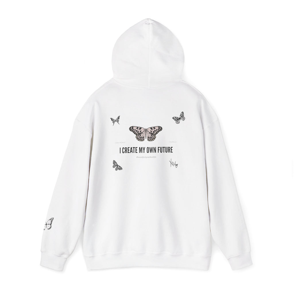 HL&Co Xo, Em Hoodie — "I Create My Own Future" Motivational Pullover