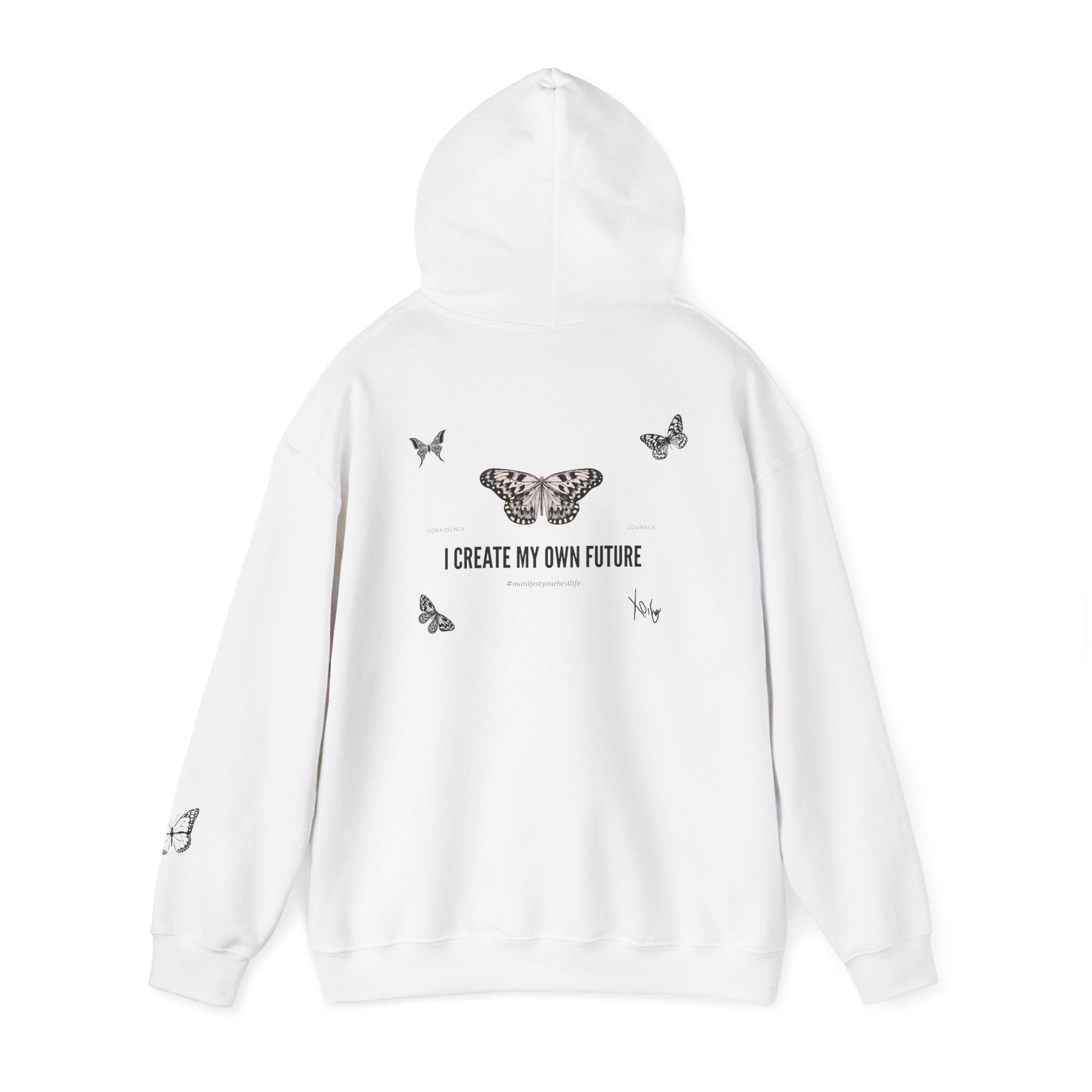 HL&Co Xo, Em Hoodie — "I Create My Own Future" Motivational Pullover
