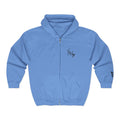 Signature Xo, Em Zip Hoodie — Minimalist Butterfly Full-Zip Sweatshirt