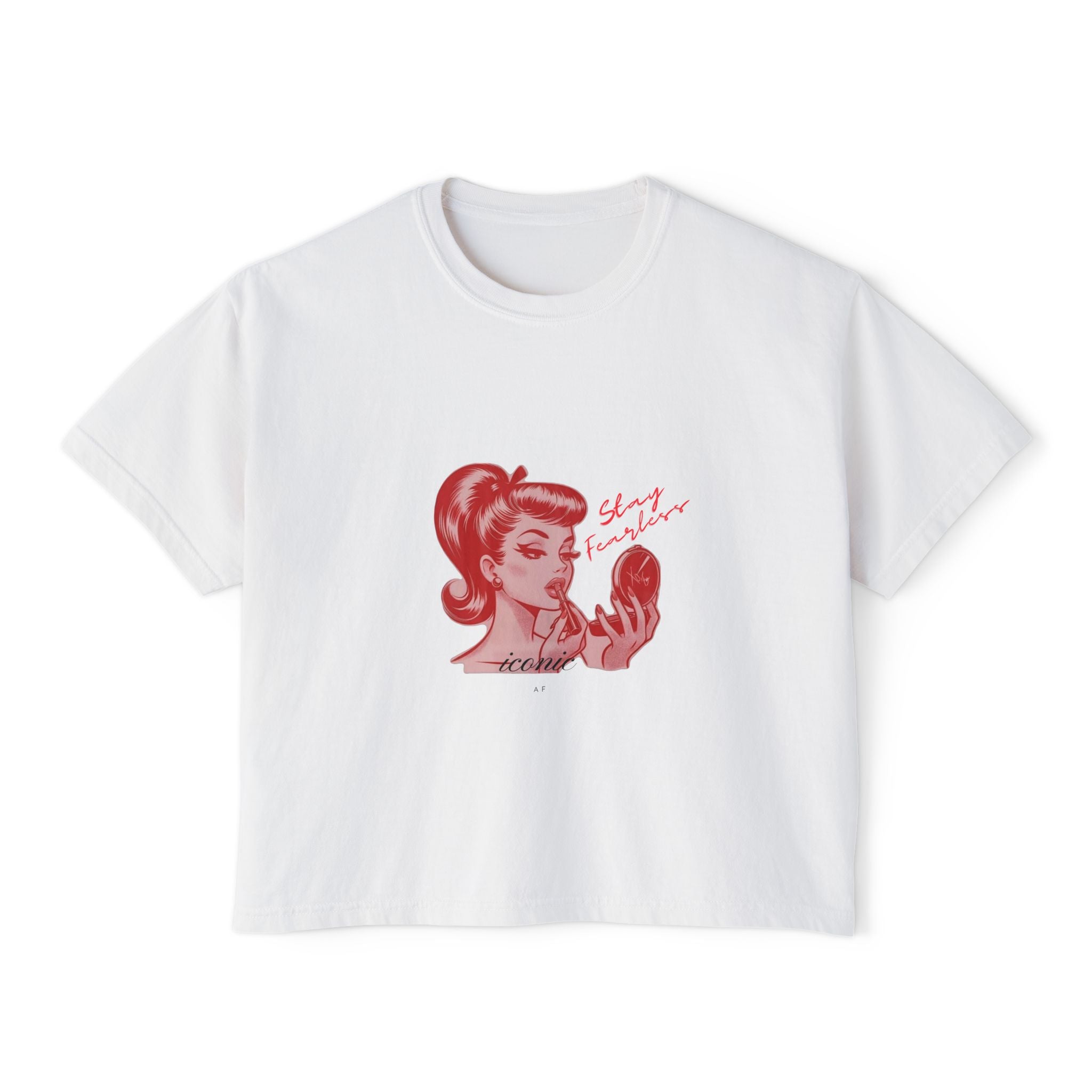 Iconic AF Xo Em - Retro Pinup 'Self Love' Graphic Tee