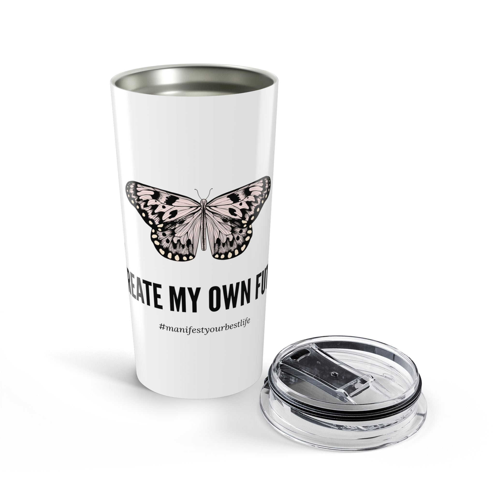 #manifestyourbestlife Xo, Em Tumbler - 20oz Insulated Travel Cup
