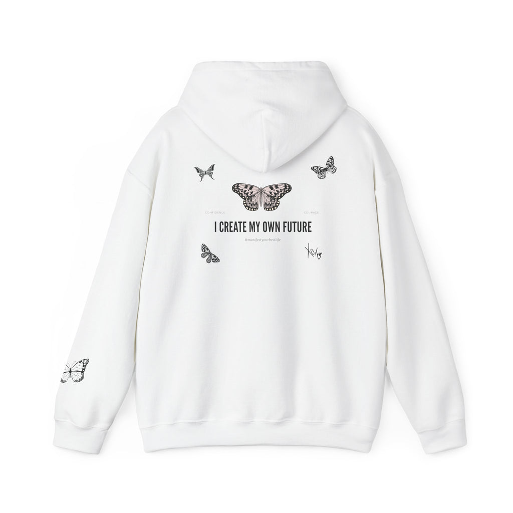 HL&Co Xo, Em Hoodie — "I Create My Own Future" Motivational Pullover
