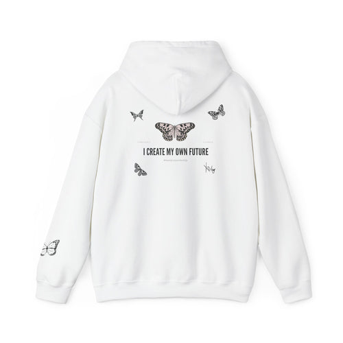 HL&Co Xo, Em Hoodie — "I Create My Own Future" Motivational Pullover